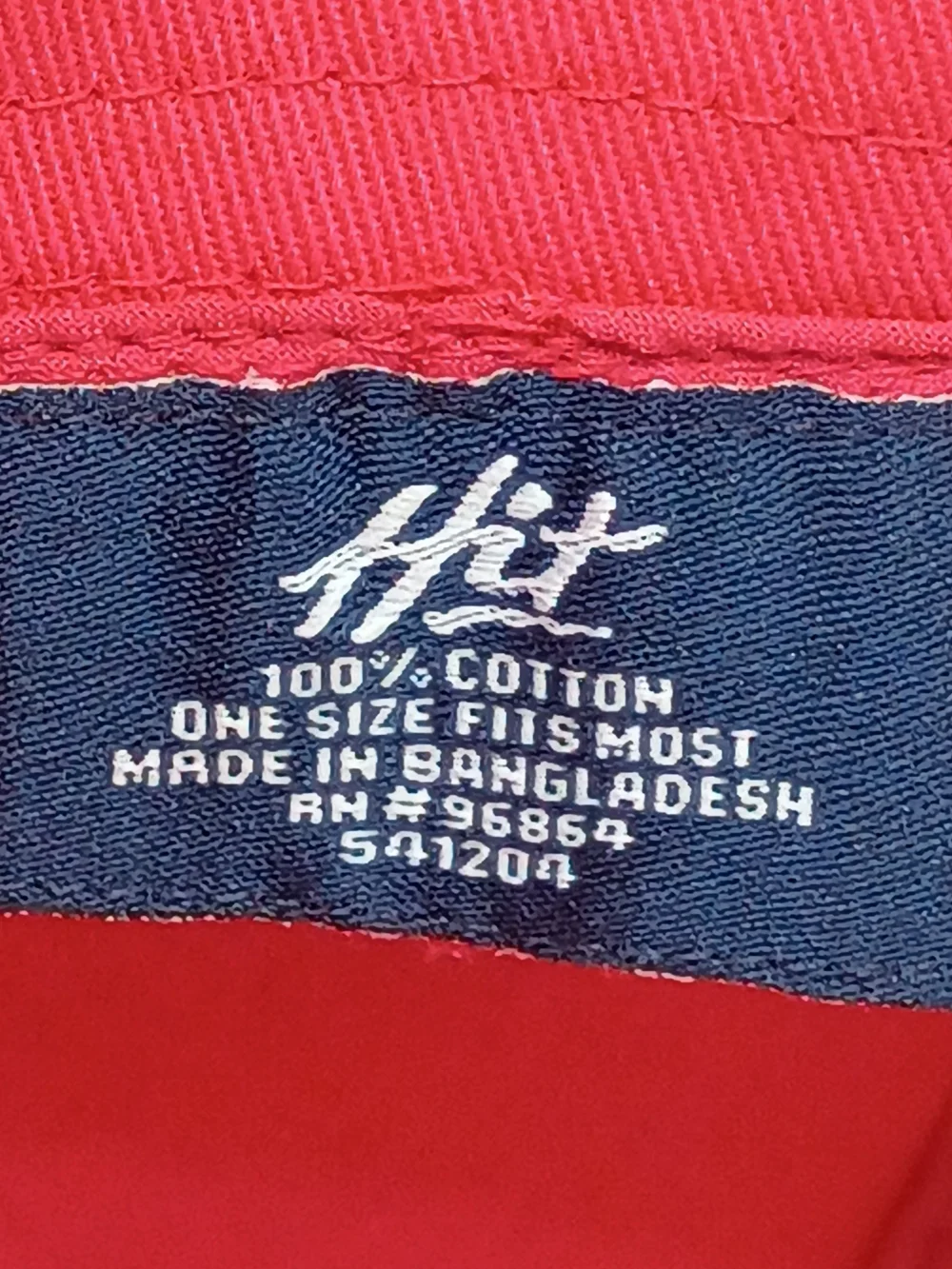 Team USA Red Bucket Hat - Coca Cola Patch